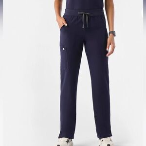 Figs Women's Navy Kade Cargo Scrub Pants